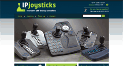 Desktop Screenshot of ipjoysticks.com