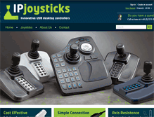 Tablet Screenshot of ipjoysticks.com